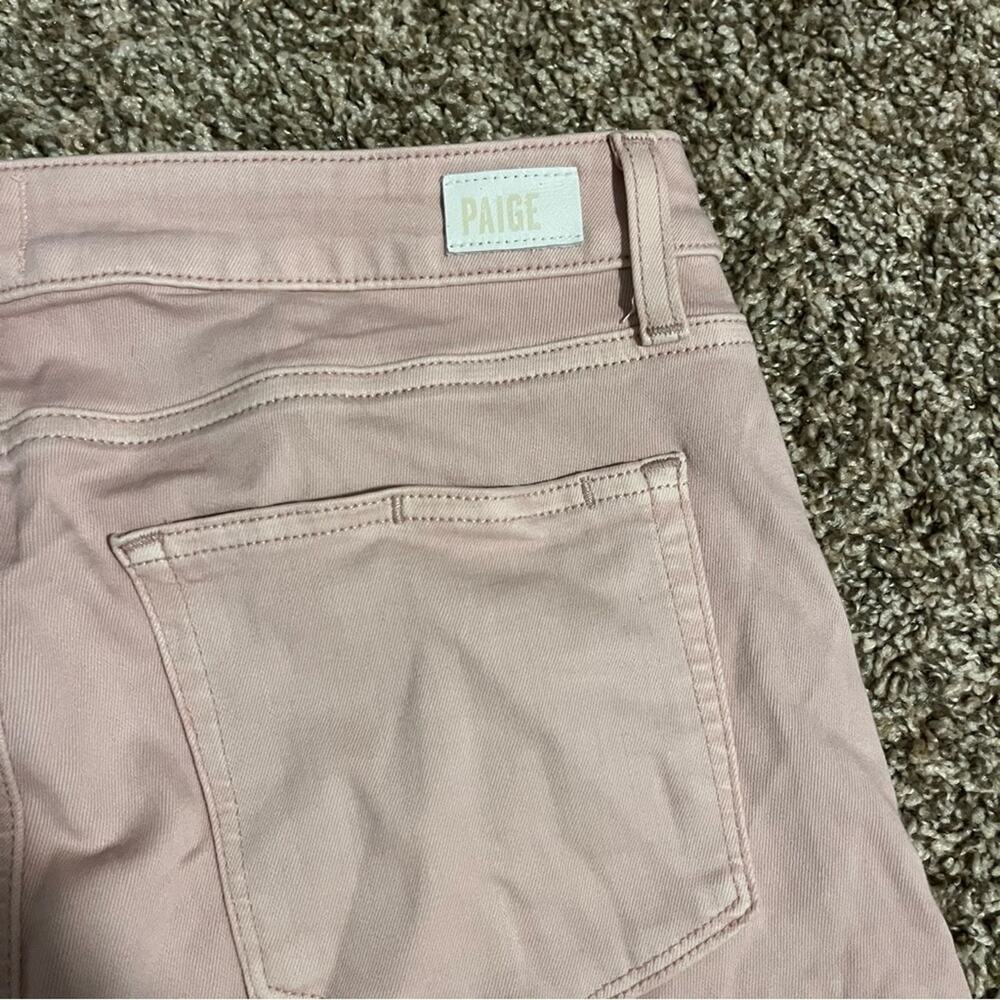 Paige Hoxton Ankle Double Vintage Jeans Blush Pink 30 - Picture 6 of 8